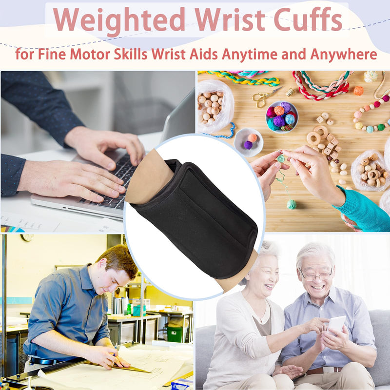 [Australia] - Wrist Weights for Tremors Hand Weighted Utensils for Hand Tremors Perfect Writing Weights & Hand Strengthening Tools for Parkinson’s Essential Tremors Patients (1Pcs-1LB) 1 