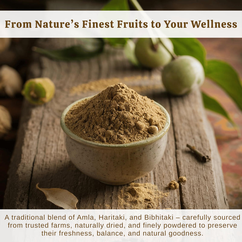 [Australia] - Organic Triphala Powder - Detox Cleanse for Lung, Liver, Colon, and Gut Health - Herbal Skin Care and Fiber Powder - Detox Cleanse 100g 