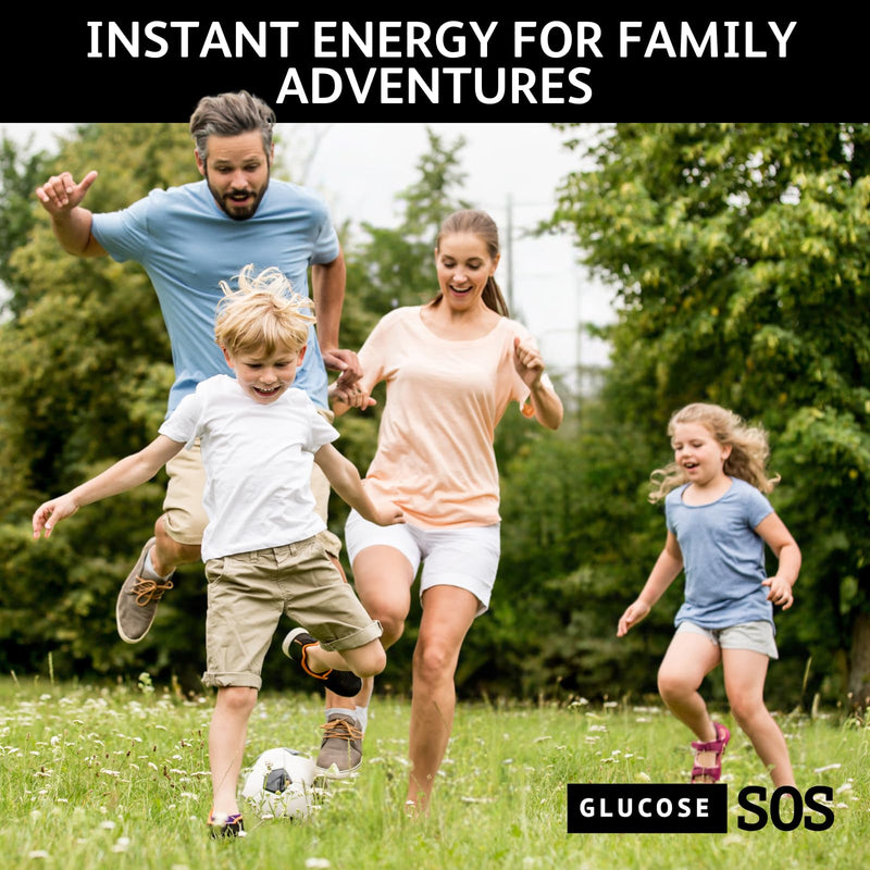 [Australia] - Glucose SOS Glucose Berry Medley Glucose Powder, Natural Dextrose Packets, Fast-Absorption, Instantly Dissolves, No Water Needed, 6 Sachets per Box 0.55 Ounce (Pack of 6) 
