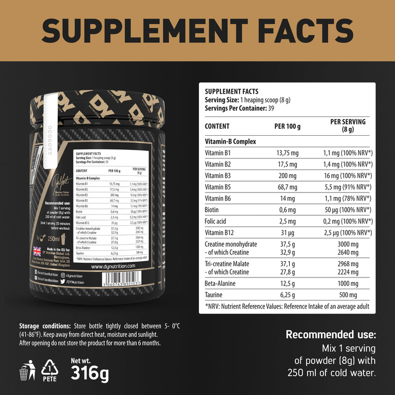 DY Nutrition - The Creatine, 316g (Strawberry) Strawberry