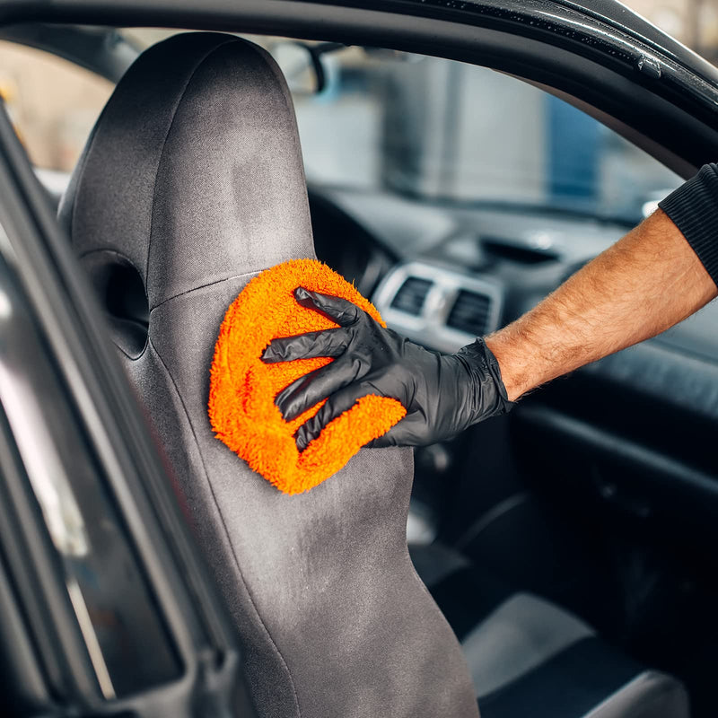 [Australia] - Schneider Black Vinyl Exam Gloves, 4 mil, Disposable Latex-Free Plastic Gloves for Medical, Cooking & Cleaning, 100-ct Box Large (Pack of 100) 