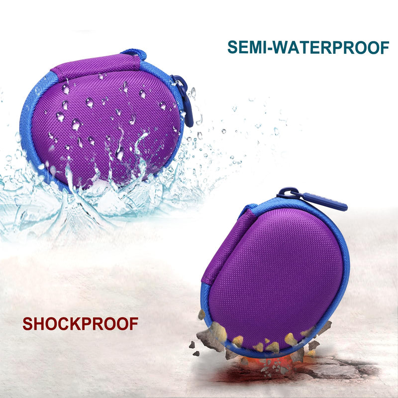 Purple Pulse Oximeter Case for Zacurate, Innovo, Vibeat, iHealth, Santamedical, Children Fingertip Pulse Oximeter Blood Oxygen Saturation Monitor (Case Only) Purple