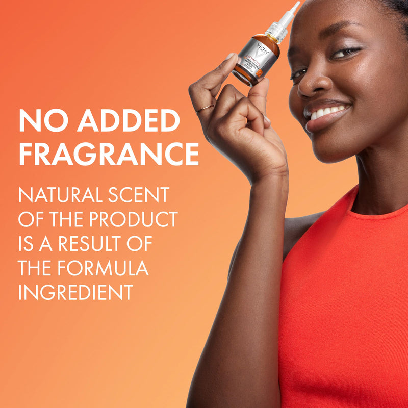 Vichy LiftActiv Vitamin C Serum For Face, Brightening Serum With Pure Vitamin C + Hyaluronic Acid + Vitamin E, Reduces Fine Lines, Smooths Skin Texture, Improves Radiance, Anti Aging Face Serum - New Version (16% Vitamin C) 0.67 Fl Oz (Pack of 1)