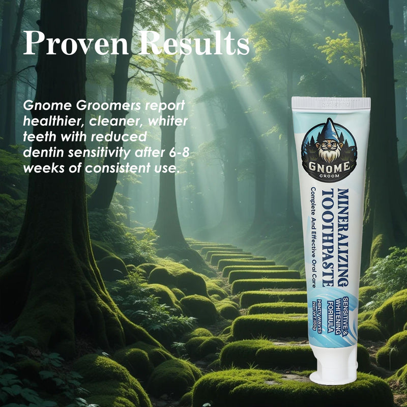 Mineralizing Toothpaste, Sensitive & Whitening Formula, SLS-Free, Fluoride-Free, 10% Hydroxyapatite, Sea Salt, Xylitol, All Ages (1) 1