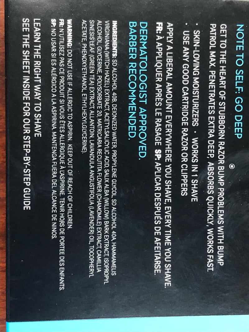 Bump Patrol Maximum Strength Aftershave Formula - After Shave Solution Eliminates Razor Bumps and Ingrown Hairs - 4 Ounces Pack of 1 4 Fl Oz