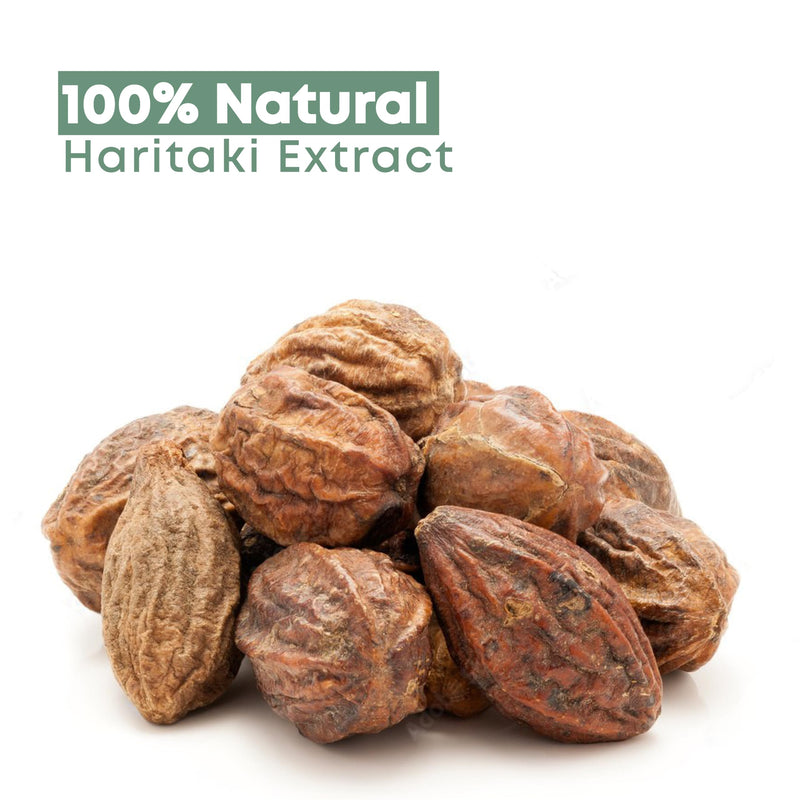 H&C Haritaki Caplets/Tablets (Terminalia Chebula) - 750mg, 150 Counts | Detoxification & Rejuvenation for Vata 750mg Caplets