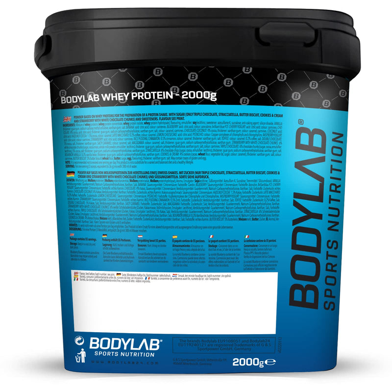 [Australia] - Bodylab24 Whey Protein Powder, Vanilla, 2kg 2kg (Pack of 1) 