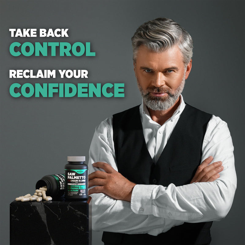 [Australia] - Prostate Premium - Saw Palmetto for Men, Stinging Nettle, Ashwagandha, Lycopene, Bladder & Urinary Relief, Prostate Supplement for Men, 60ct 