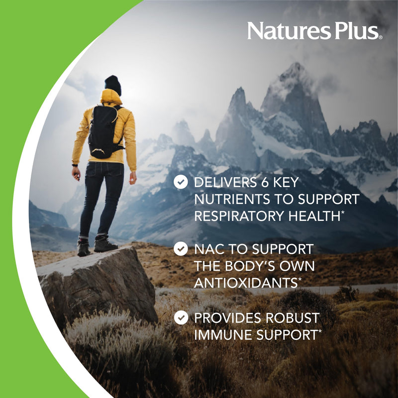 NaturesPlus Immune Boost - 60 Tablets - Enhanced Antioxidant Respiratory Support, Overall Immune System Health - With High-Potency Vitamins & Minerals - Vegetarian, Gluten Free - 30 Servings