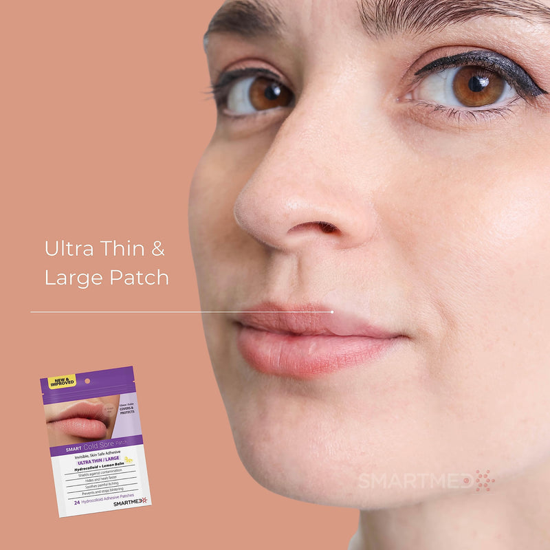 [Australia] - Cold Sore Treatment Patch Duo - Large Ultra Thin 15mm & Honey 12mm 54 patches 