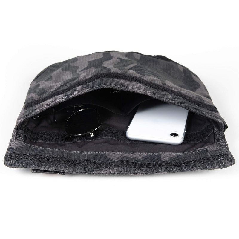 Odor Sealing Pouch, Carbon-Filtered Smell/Spill Proof Bag, Water Resistant, Discreet Compact Fit, Collector Camo 12 Inch Standard