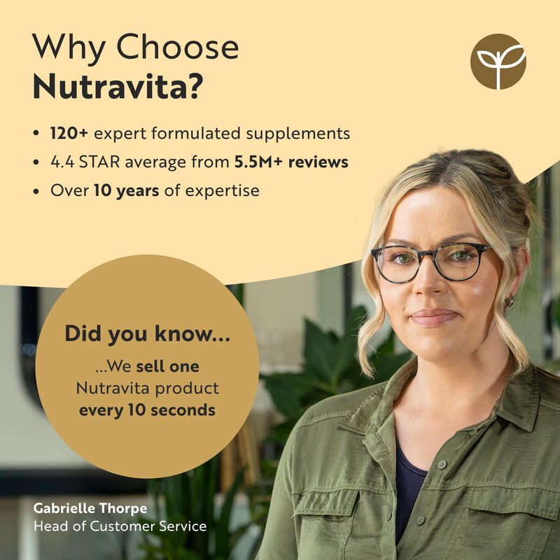 Nutravita Premium Multi Collagen Protein Tablets with Type I, II, III - Includes Hydrolysed Grass Fed Bovine Collagen, Marine Collagen, Hyaluronic Acid, Turmeric - 90 Tablets - Made in The UK