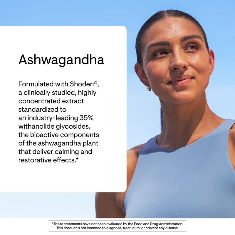 THORNE Ashwagandha, Highly Concentrated Shoden Extract, 30 Capsules 30 Count (Pack of 1)