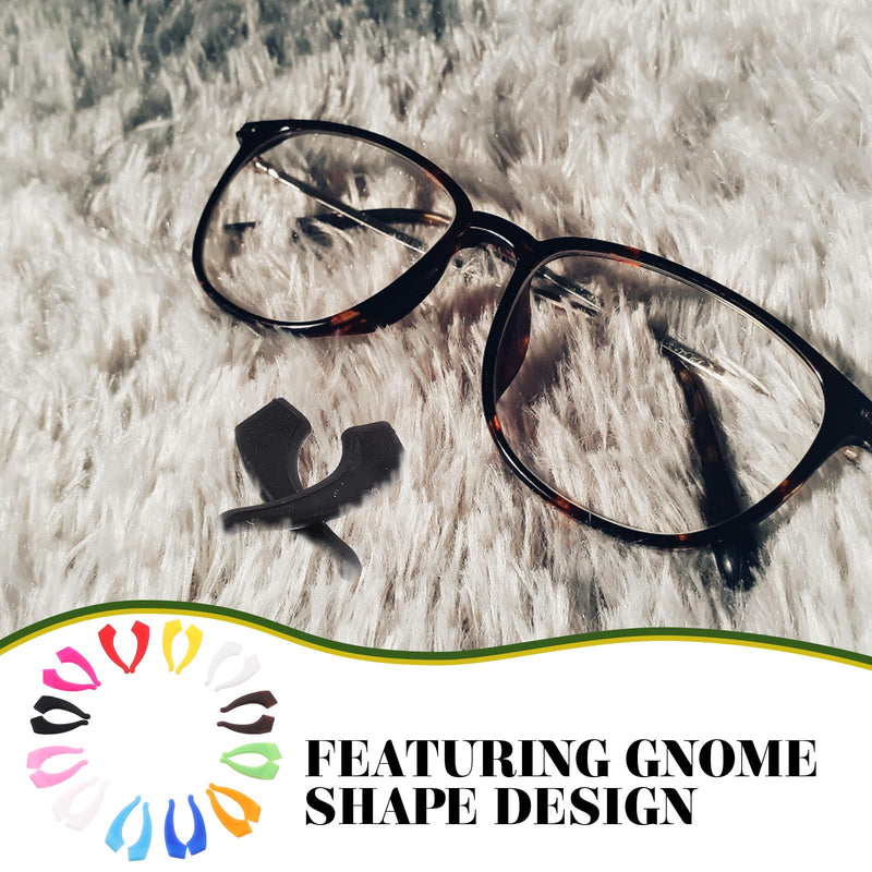 [Australia] - NUOBESTY 12 pairs of silicone glasses holder, non-slip glasses temple cover, glasses ear pads, ear hooks for glasses, sunglasses 