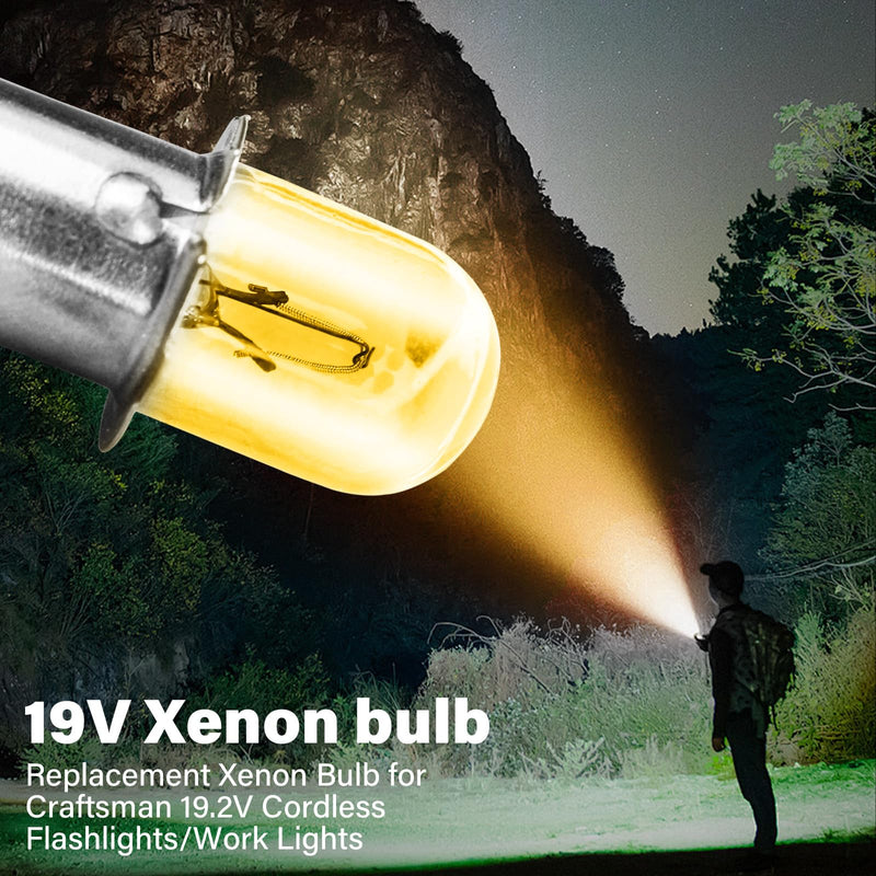 [Australia] - Xenon Bulb 19 Volt Bulb Flashlight/Work Light for Craftsman（5 pack 