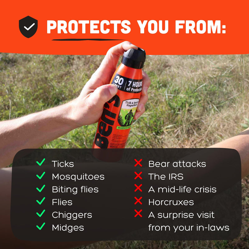 [Australia] - Ben's Tick & Insect Repellent Eco Spray - Bug Spray with 30% DEET for Mosquitoes, Ticks & More - Up to 7 Hours of Protection - Fragrance-Free - 6 oz (2 Pack) 