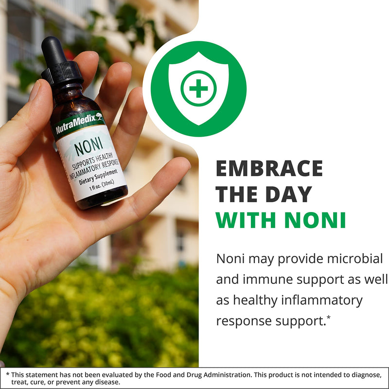 [Australia] - NutraMedix Noni Drops - Noni Fruit Extract for Immune Support & Promoting Healthy Inflammatory Response - Noni Products for Overall Health & Wellness (1oz) 