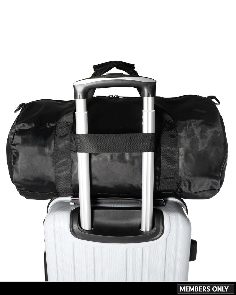 Members Only Packable Duffle Bag, Travel Compressible Bag - Foldable Duffle Bags for Traveling Essentials | Bags for Traveling Essentials