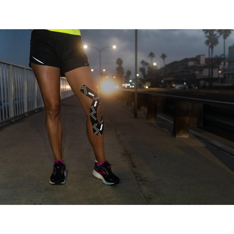 RockTape RockFlash Reflective Kinesiology Tape, Sport-Optimized