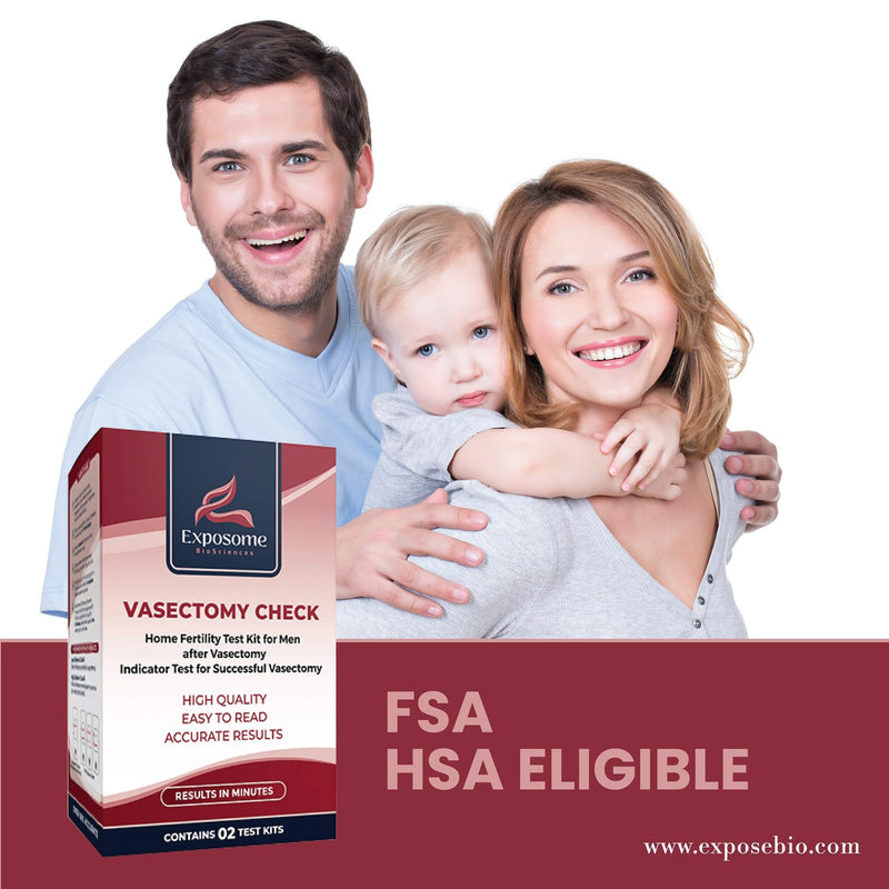 Vasectomy Home Test Kit. (Contains 2 Tests)