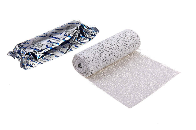 [Australia] - Romed Plaster Bandages Choice of Sizes 18 Meters Baby Belly Plaster Cast Ready to Dive (10cm x 3m / 6 Rolls = 18 Meters) 