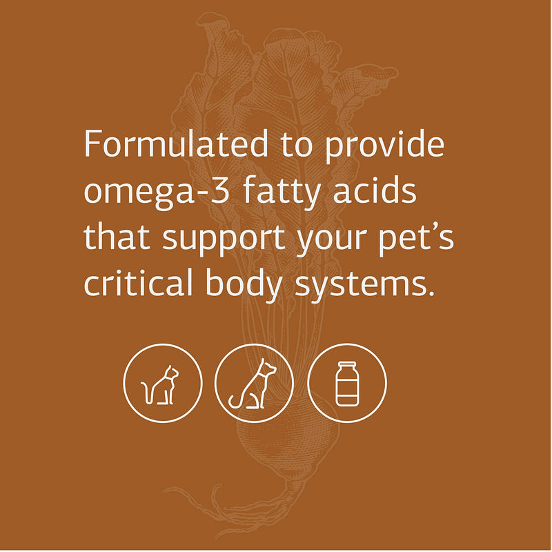 Standard Process VF Omega-3 for Pets - Dietary Supplement with Omega-3 Fatty Acids - Support Bone Growth, Immune Health, Heart Health & More - Fish Oil Supplement for Pets - 90 Softgels - PawsPlanet Australia