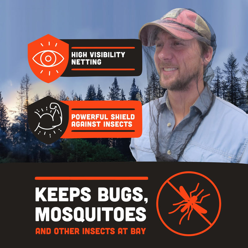 [Australia] - Ben's InvisiNet Head Net - (Pack of 2) 