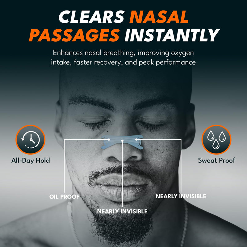 [Australia] - Pneuma Nasal Strips ‚Äì Performance Pack (15 Count + 15 Wipes) ‚Äì Nasal Strips for Snoring & Nose Strips for Breathing to Enhance Oxygen Flow & Athletic Endurance (Clear Transparent ‚Äì Unisex Fit) Clear Transparent ‚Äì Unisex Fit 