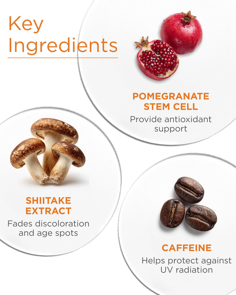 Andalou Naturals Dark Spot Corrector With Vitamin C (1 fl oz) | Face Serum for Uneven Skin Tone, Boost Radiance & Reduce Wrinkles, Pomegranate Stem Cells and Caffeine