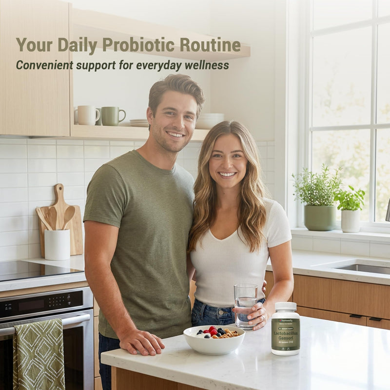 Lactobacillus Gasseri 50 Billion CFU – High Strength Probiotic Supplement – Gut, Digestive & Weight Management Support – 90 Vegetarian Capsules – Vegan & Non-GMO – 45 Day Supply