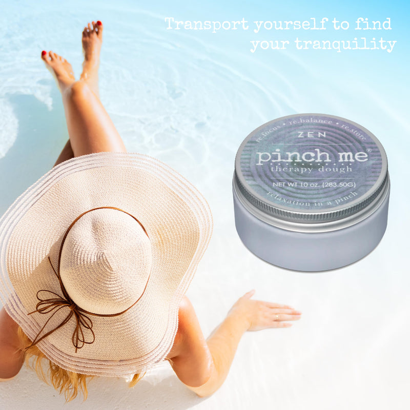 [Australia] - Pinch Me Therapy Dough - Holistic Aromatherapy Stress Relieving Putty - 10 Ounce (Zen) Zen 