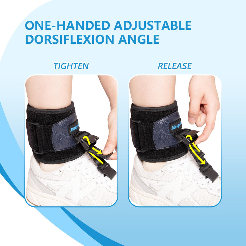 [Australia] - joingood AFO foot lift orthosis for walking, foot splint with shoes for foot drop, orthosis foot lift weakness for Achilles tendon, stroke, dorsiflexion of the foot, foot orthosis for left & right (L/XL) L/XL 