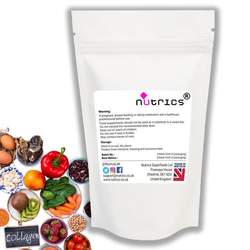 Hydrolysed Marine Collagen 1200mg 180 Capsules - 100% Pure, No Fillers, Binders or Bulking Agents