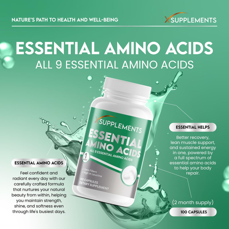 Essential Amino acids 100 Capsules