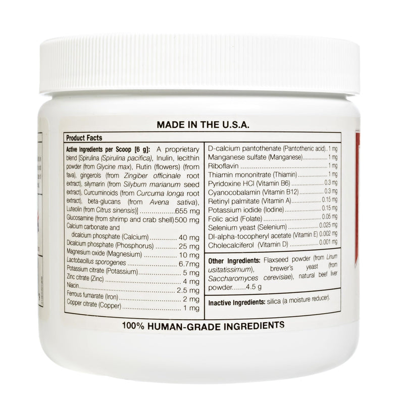 Adult Dog Supplement and Organ Cytoprotectant - Supports The Brain, Joints, Kidneys and Liver and Promotes Energy and Vitality - PawsPlanet Australia