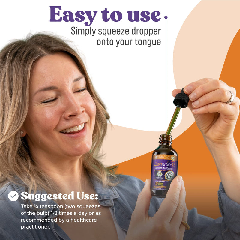 [Australia] - Zenapin IR - All-Natural Advanced Liquid Calming Remedy That Works Fast! | 2X Absorption | Kava Kava, Ashwagandha, Passionflower, Chamomile, B-Vitamins & More 1 