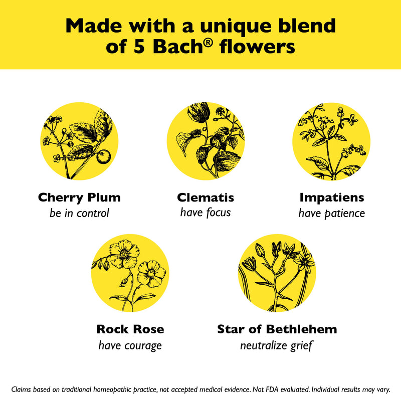 [Australia] - RESCUE Bach PASTILLES, Orange and Elderflower Flavor, Natural Stress Relief Lozenges, Homeopathic Flower Essence, Vegetarian, Gluten & Sugar-Free, 4 Count Orange & Elderflower 
