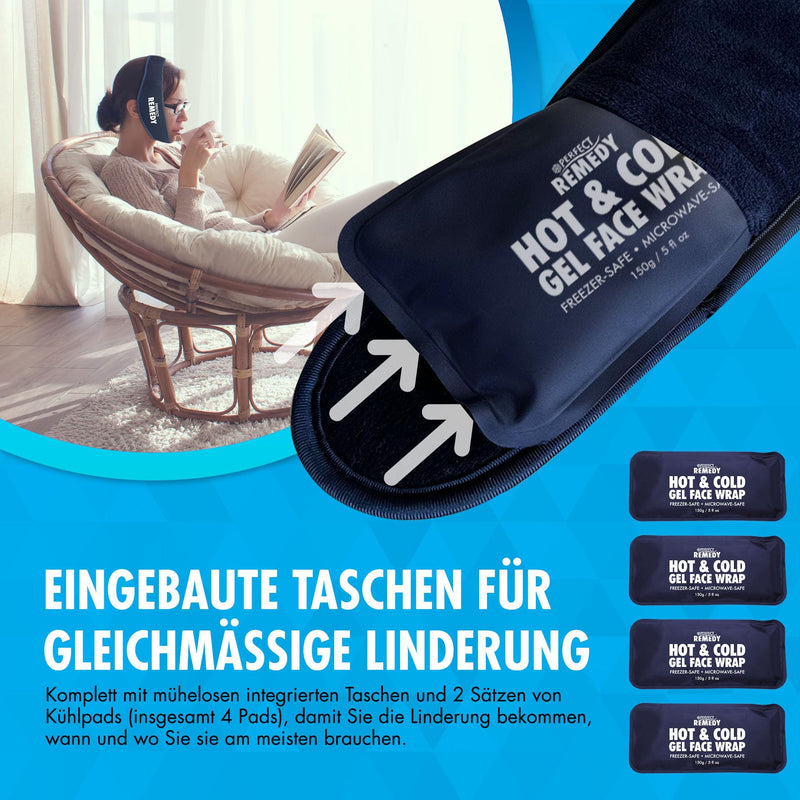 [Australia] - Perfect Remedy - wisdom tooth cooling compress head wrap, cooling pads wisdom teeth, face mask with cooling pad, cooling pads face, cooling compress wisdom tooth cooling pad 