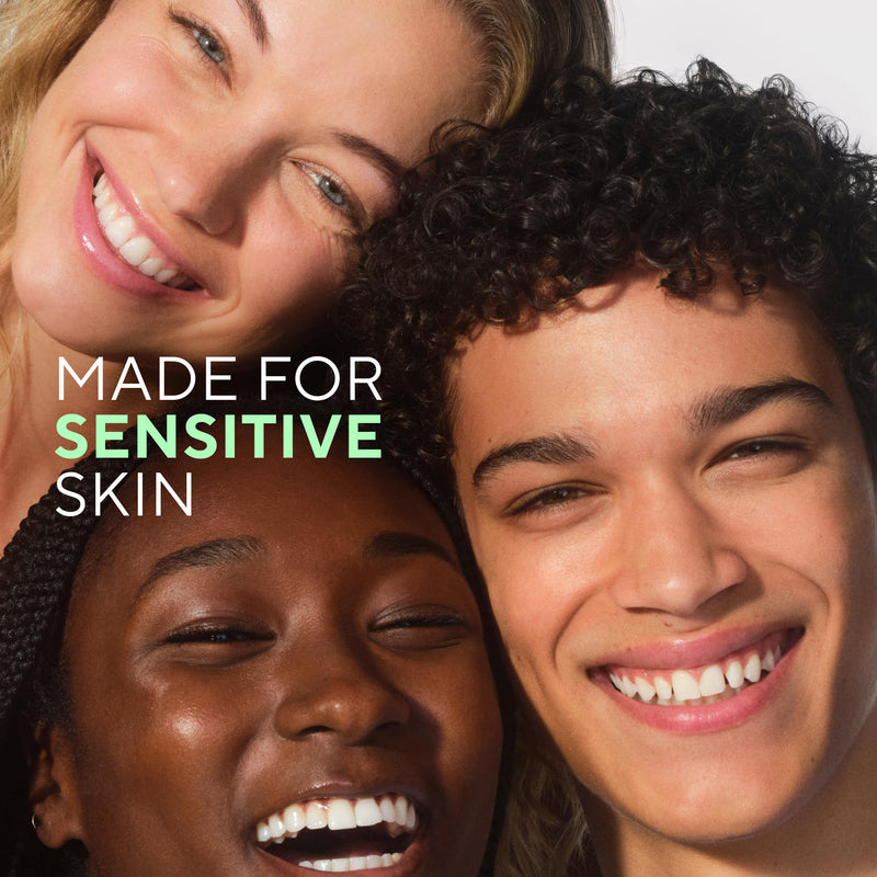 Native Gentle Facial Moisturizer for Sensitive Skin, Silicone Free, Fragrance Free, with Vitamin B3 and Aloe, Dermatologist Tested, 1.7oz 1.7 Fl Oz (Pack of 1)