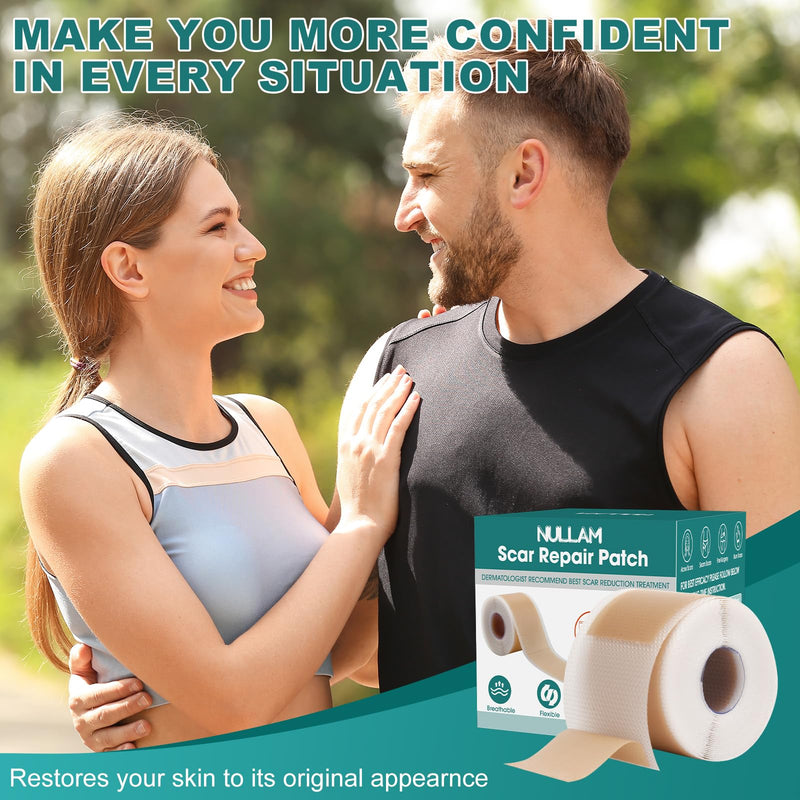 [Australia] - Silicone Scar Sheets, Silicone Scar Tape(1.6"x 158"), Scar Tape for Scar Removal Treatment, Reusable Silicone Scar Strips for Surgical, C-Section, Keloid, Burn, Acne, Surgical Scars 1.6"x 158" 