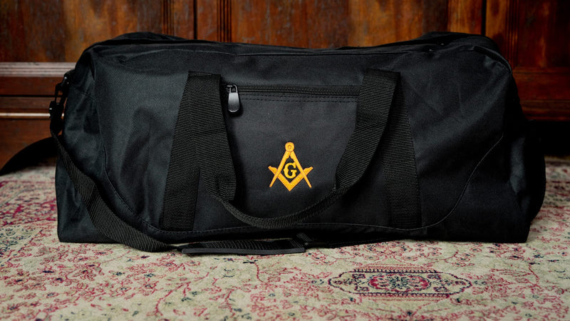 Square and Compass Masonic Duffel Bag