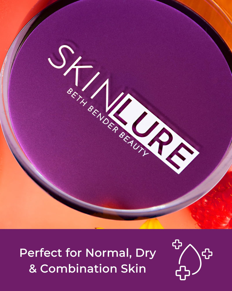 SKINLURE Hydrating Face Moisturizer with Vitamin C & Hyaluronic Acid | Anti Aging Facial Moisturizer for Dry Sensitive Skin | Revive Face Moisturizer w/Algae Extract, Peptides, and Nourishing Oils