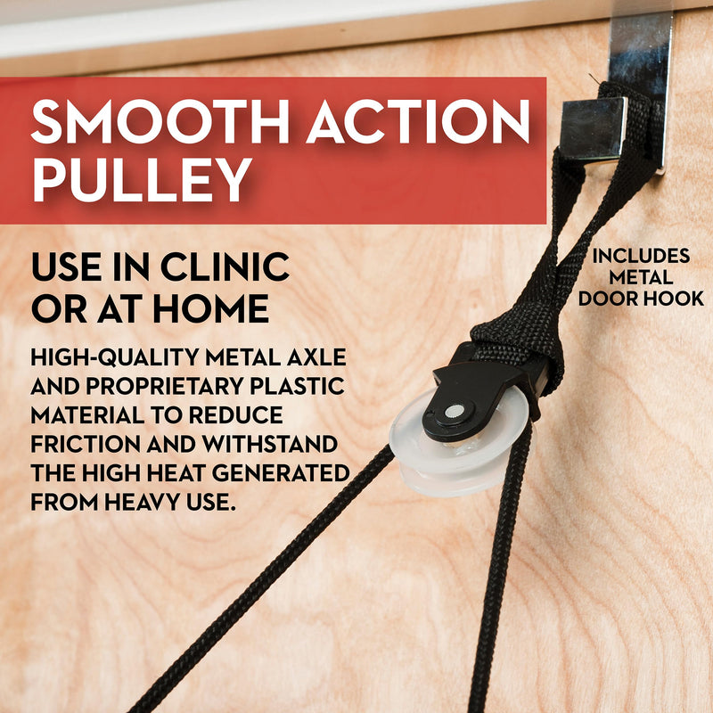 [Australia] - Lifeline Shoulder Pulley Deluxe, Physical Therapy FSA, Physical Therapy Equipment, Over The Door Exercise Pulley One Size LLMUSP-4 