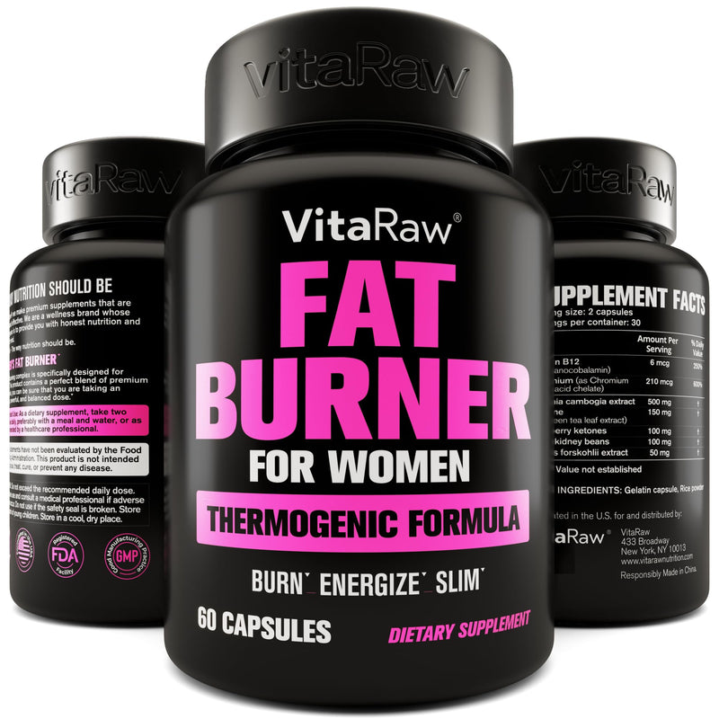 Weight Loss Pills for Women, Diet Pills for Women, The Best Fat Burners for Women, This Thermogenic Fat Burner is a Natural Appetite Suppressant & Metabolism Booster Supplement, Helps Reduce Belly Fat