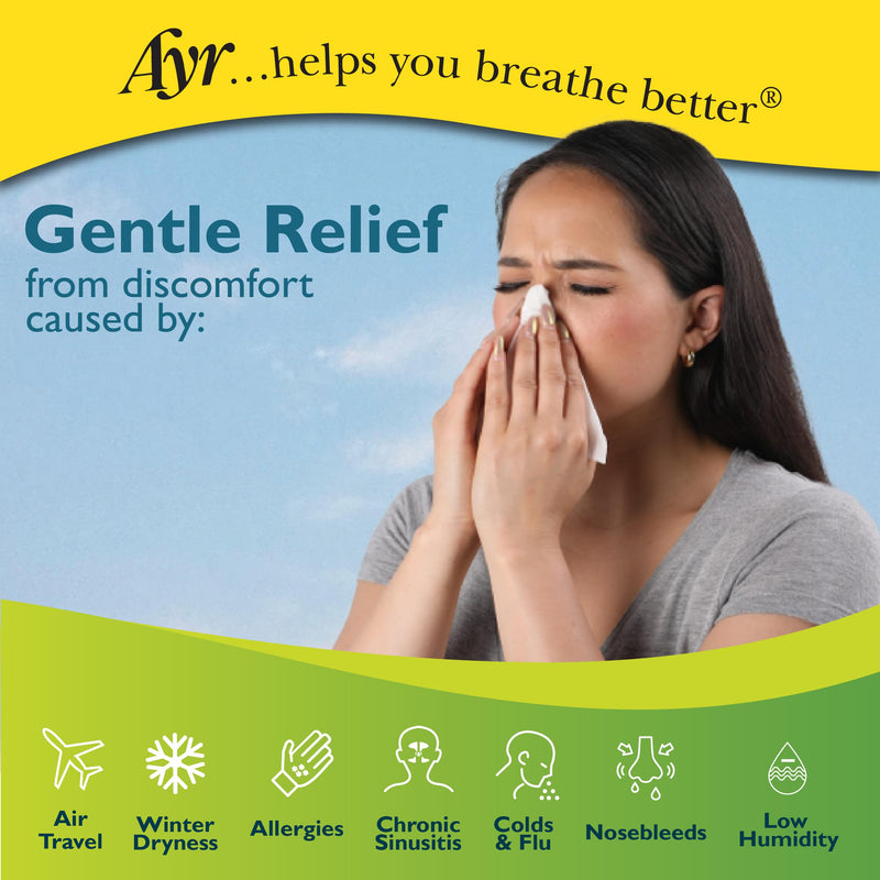 [Australia] - Ayr Saline Nasal Gel, With Soothing Aloe, 0.5 Ounce Tube (Pack of 1) 0.5 Ounce (Pack of 1) Back Tab 
