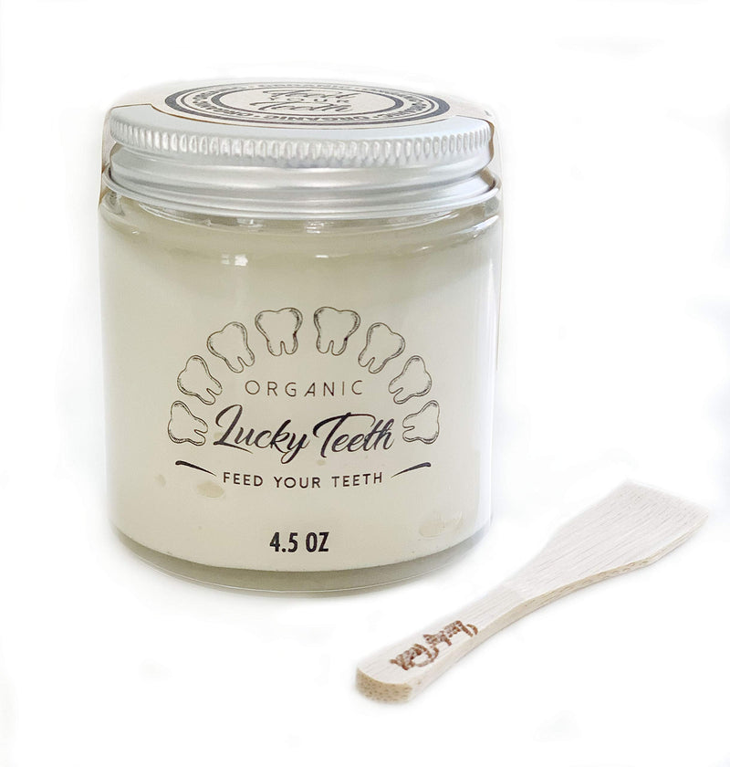 [Australia] - Lucky Teeth Organic Toothpaste-All Natural, Remineralizes and Fortifies Teeth and Gums. (4.5 oz 1 Pack) 