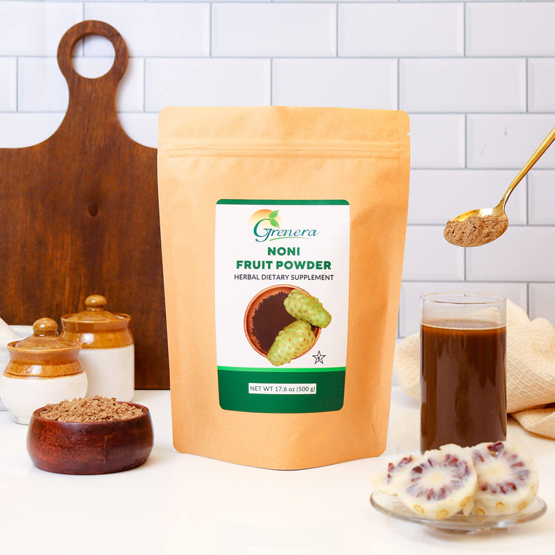 [Australia] - Grenera Organic Noni Fruit Powder, 1 lb (454 g) ‚Äì Organic, Non ‚Äì GMO, Gluten Free 