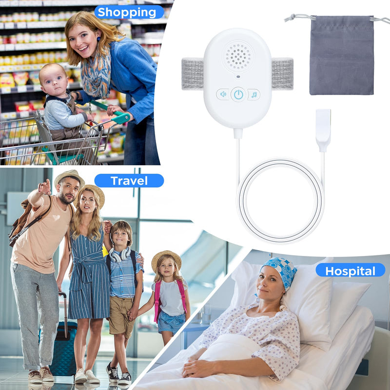 [Australia] - ZOOS Bedwetting Alarm Rechargeable Bed Wetting Alarm, 3 Levels of Volume Control and Vibration, High Sensitivity Sensor Bedwetting Monitors for Boys and Girls, 3 Selectable Sounds, 3 Reminder Modes 