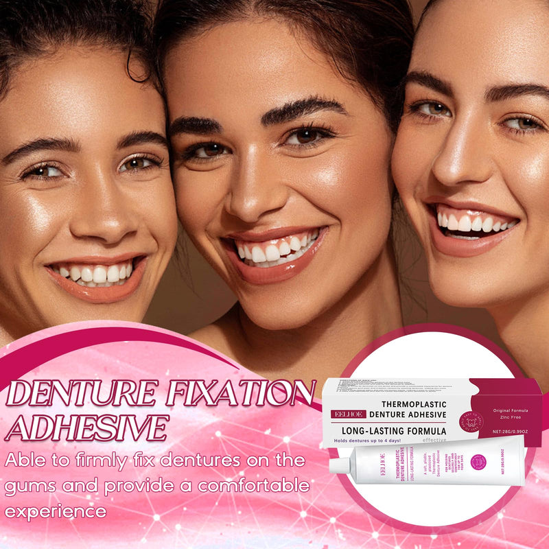 [Australia] - Denture Adhesive Gel Thermoplastic Denture Adhesive Denture Glue Denture Adhesive Adhesive Cream for Dentures Thermoplastic Denture Adhesive (Pack of 1) 