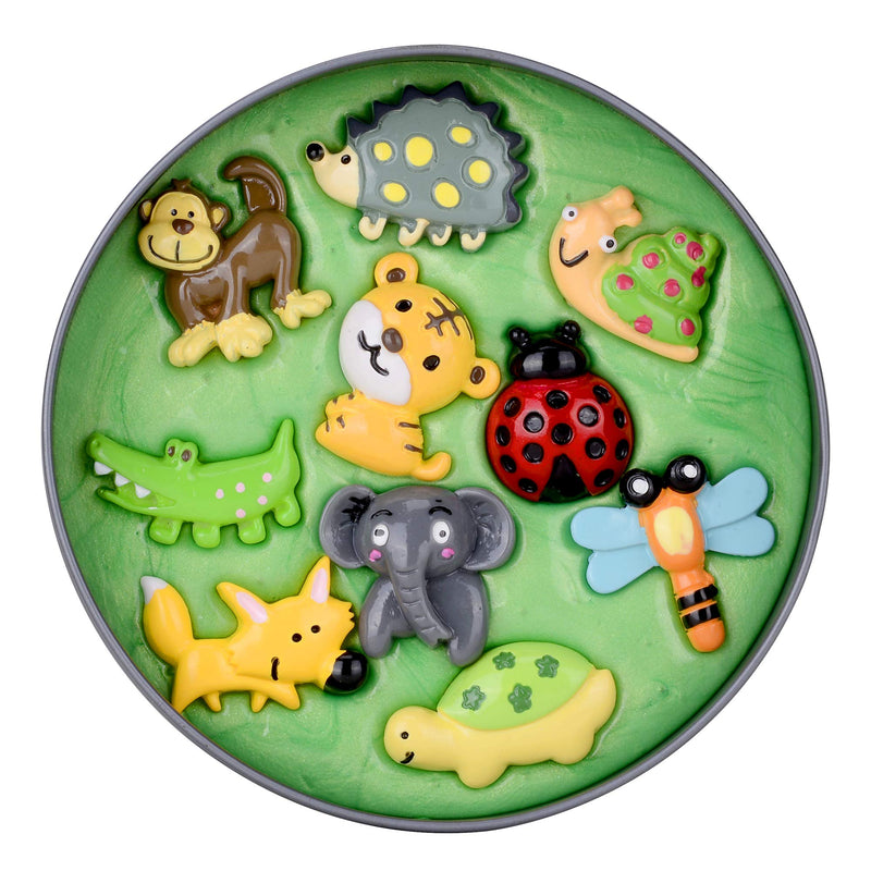 [Australia] - Play Putty Therapy Putty for Kids with Charms Green as Grass Theraputty Medium Resistance, Increase fine Motor Skills and Finger Strength, Occupational Therapy Toys 